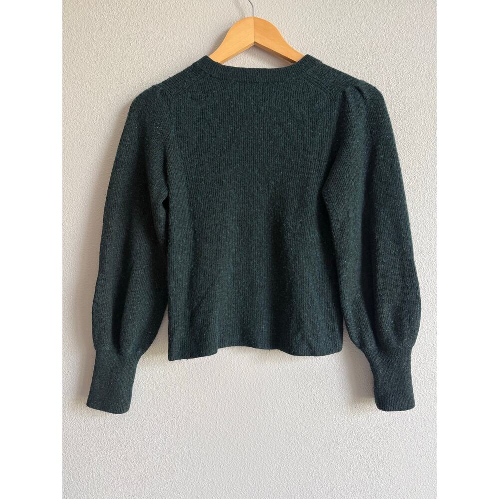 Madewell Green Baybrook Pullover Crewneck Sweater Size Small - Picture 5 of 9